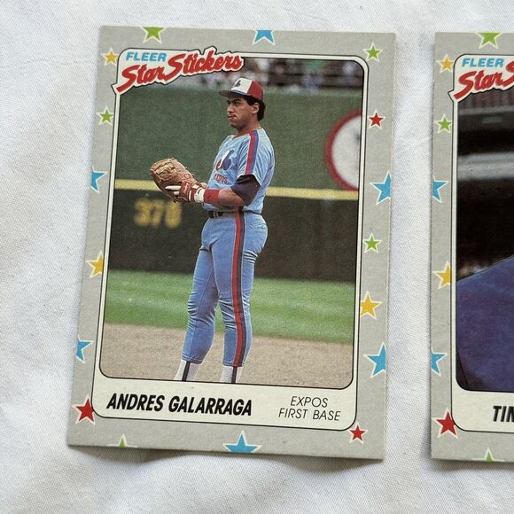 1988 Fleer Star Stickers Baseball 12 Card Lot NM Valenzuela Hershizer Raines - Picture 9 of 13